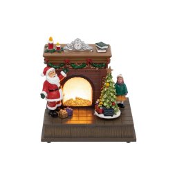 Svetleća LED diorama "kamin