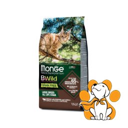 Monge Bwild Grain Free Cat All Life Stage, Buffalo 1.5kg, Na Bazi Mesa Od Bizona