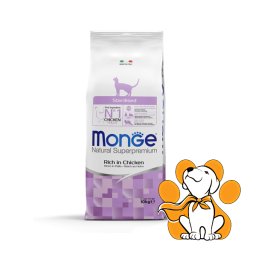 Monge Natural Superpremium Sterilised Cat Chicken 10kg, Hrana Sa Piletinom