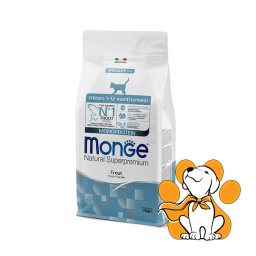 Monge Natural Superpremium Monoprotein Kitten,Trout 1.5kg, Hrana Sa Pastrmkom