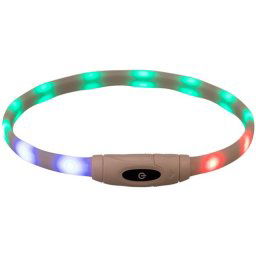 Trixie: Svetleća ogrlica za pse USB Flash Light Ring Multi Colour