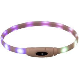 Trixie: Svetleća ogrlica za pse USB Flash Light Ring Purple