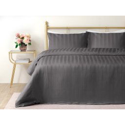 200x220 ENGLISH HOME POSTELJINA ZA FRANCUSKI KREVET, SATEN LUX, SIVA