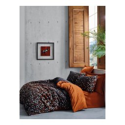 200x220 COTTON BOX DARK POSTELJINA ZA FRANCUSKI KREVET COLIN CIMET