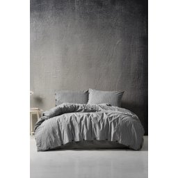 200x220 BEROLIGE SUIT ANTRASIT 100% PAMUK-MUSLIN ZA FRANCUSKI KREVET