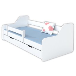 Krevet sa fiokom i dušekom160X80 DIONE 1 BELI