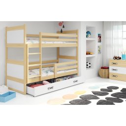 Baloo Bonny Krevet Na Sprat 200X90 Pine - Beli