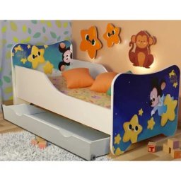 Dečiji Krevet 160X80Cm Happy Kitty + Fioka Lucky Mickey