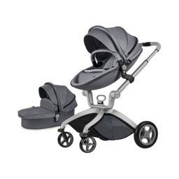 HOT MOM KOLICA ZA BEBE 2u1 (F22) - DARK GREY (sportsko sediste+korpa)