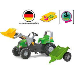 Traktor Junior sa kašikom i prikolicom zel.