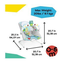 KIDS II BABY EINSTEIN MUZICKA LEZALJKA KICK TO IT NEPTUNE™ 13102 0-6M (MAX 9KG)