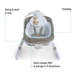 KIDS II INGENUITY LJULJASKA ANYWAY SWAY™ - RAY™ 0-9M (MAX 9KG)12584