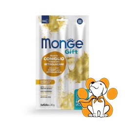 Monge Gift Immunity Support Dog Rabbit With Betaglucans 3x45g, Poslastice Za Pse