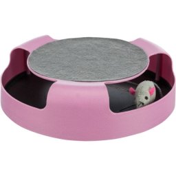 Trixie Plastični Krug Sa Mišem Za Mačke 25 x 6 cm - Plava