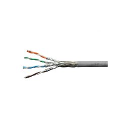 SCHRACK KABL INST.CAT.7A S/FTP - 1250 MHZ, 4X2XAWG-22, LS0H-3 SIVA BOJA (RAL7032), B2CA,50%/100