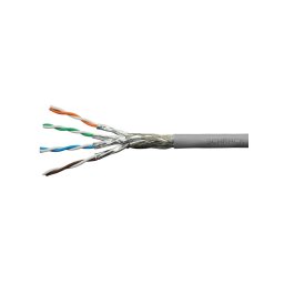 SCHRACK KABL INST.CAT.7A S/FTP - 1250 MHZ, 4X2XAWG-22, LS0H-3 SIVA BOJA (RAL7032), B2CA,50%/100M
