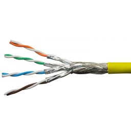 SCHRACK S/FTP INST. KABL CAT.7A,4X2XAWG22/1,1200MHZ,LS0H-3,50%,žUTI/100