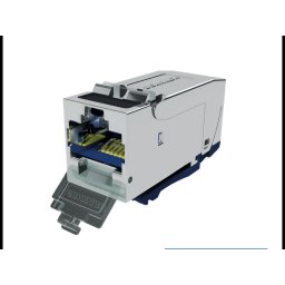 SCHRACK S-JACK-RJ45 MODUL, CAT.6A 10GB STP, 4PPOE 100W, (SFB) 24KOM. HSEMRJ6GS2