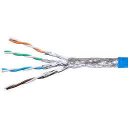 SCHRACK KABL INST.CAT.7A S/FTP-1200 MHZ, 4X2XAWG-22,LS0H-3,DCA,PLAVI/100M
