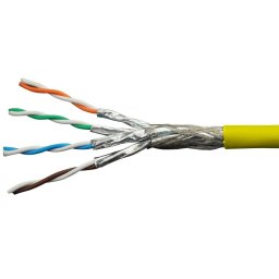 SCHRACK S/FTP INST. KABL CAT.7A,4X2XAWG22/1,1200MHZ,LS0H-3,50%,žUTI/100
