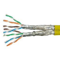 SCHRACK S/FTP INST. KABL CAT.7A,8X2XAWG22/1,1200MHZ,LS0H-3,50%,žUTI/100