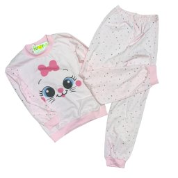 Dečija pidžama roze maca