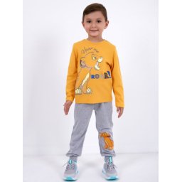 Pidžama za dečake Simba žuto siva