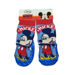 Čarape patofne neklizajuće Miki plavo crvene veličina 18-19