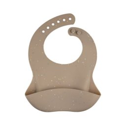 CANPOL BABIES SILIKONSKA PORTIKLA SA DZEPOM DOTS 51/029 BEIGE
