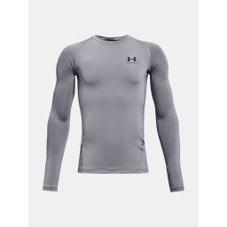 Boys' T-shirt Under Armour UA HG Armour LS-GRY - Boys