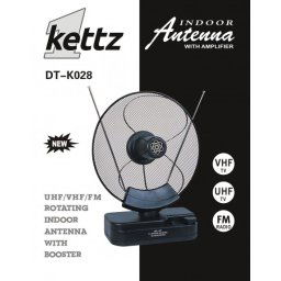 Sobna TV/FM antena Kettz DT-K028 + pojačivač ( 00K028 )