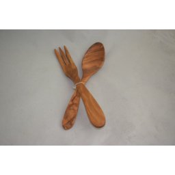 Wood holz set za salatu 2/1, kašika i viljuška, dužina 25 cm ( A 3 ) maslina