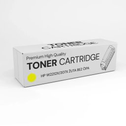HP W2212X | 207X Yellow žuti Toner Kompatibilni Bez Čipa - XL kapacitet