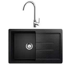 Granitna sudopera Ulgran U507 i lučna inox slavina SET