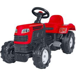 Traktor na pedale crveni Dolu