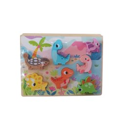 Drvena slagalica Dinosaurusi Tooky Toy