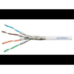 SCHRACK KABL INST. CAT.7 S/FTP - 1000 MHZ, 4X2XAWG-23,LS0H, 40%,BELI ZA REZANJE HVSKP423H0