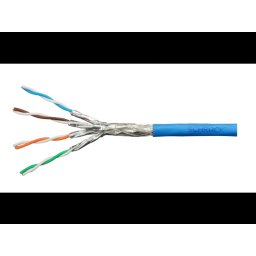 SCHRACK KABL INST.CAT.7 S/FTP - 1000 MHZ, 4X2XAWG-23, LS0H,30% PLAVI KOTUR 1000M HSKP423HP1