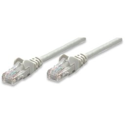 Intellinet prespojni mrežni kabl Cat5e, U, UTP, 1m, sivi