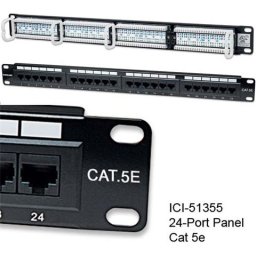 Intellinet prespojni UTP panel Cat.5e 24-portni 1U 19
