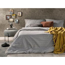 160x220 ENGLISH HOME SINGL POSTELJINA, DVODELNA, SIVA