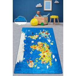 Dečiji tepih mapa sveta WORLD MAP