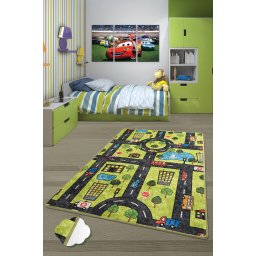 Dečiji tepih grad zeleni (Green city 9085)