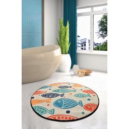 Tepih za kupatilo ribe šareni