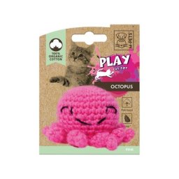 Oktopus igračka za mace – roza