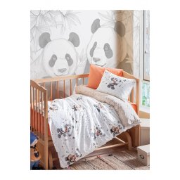 Posteljina za bebe meda- musico-oranj