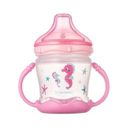 CANPOL BABIES SOLJA LOVE&SEA 180ml SA SILIKONSKIM KLJUNOM (57/300) - PINK