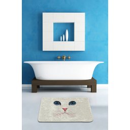 Tepih za kupatilo maca blue eyes 40x60cm