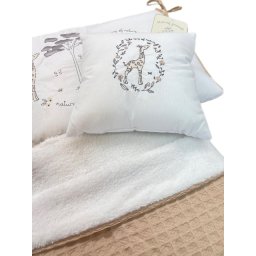 Posteljina za krevetac Safari Winter Bež set 7/1