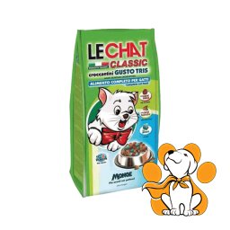 LeChat Adult Cat Three Flavour 20kg, Hrana Sa Crvenim i Belim Mesom i Ribom